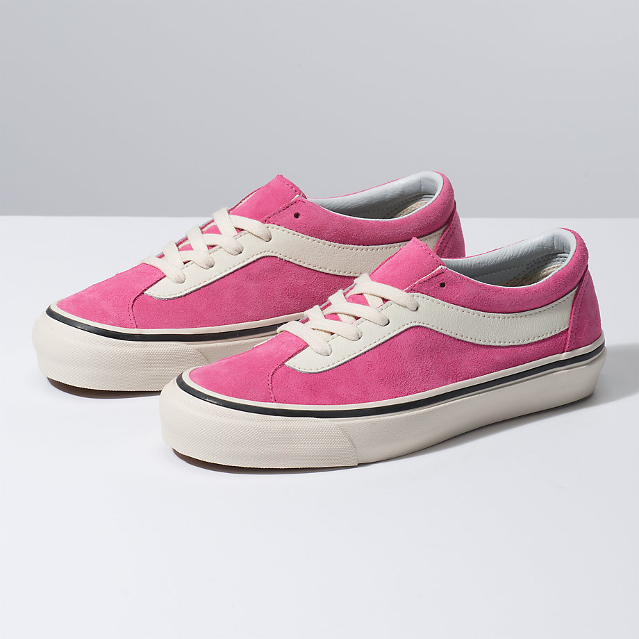 Vans Bayan Spor Ayakkabı Suede Bold Ni Pembe/Beyaz | 60279-559